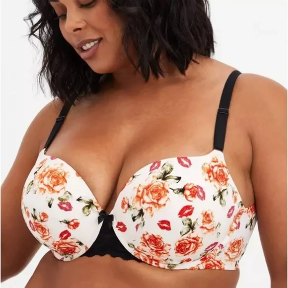 Torrid Perfect T-Shirt Push-Up Bra Size 44 DD - Picture 3 of 9